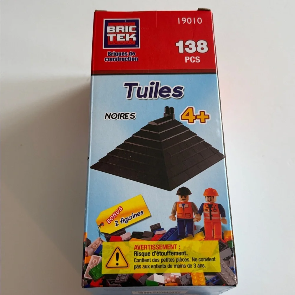 Bric Tek Roof Tiles Building Block Set - Black BRICTEK Roof Tiles Black